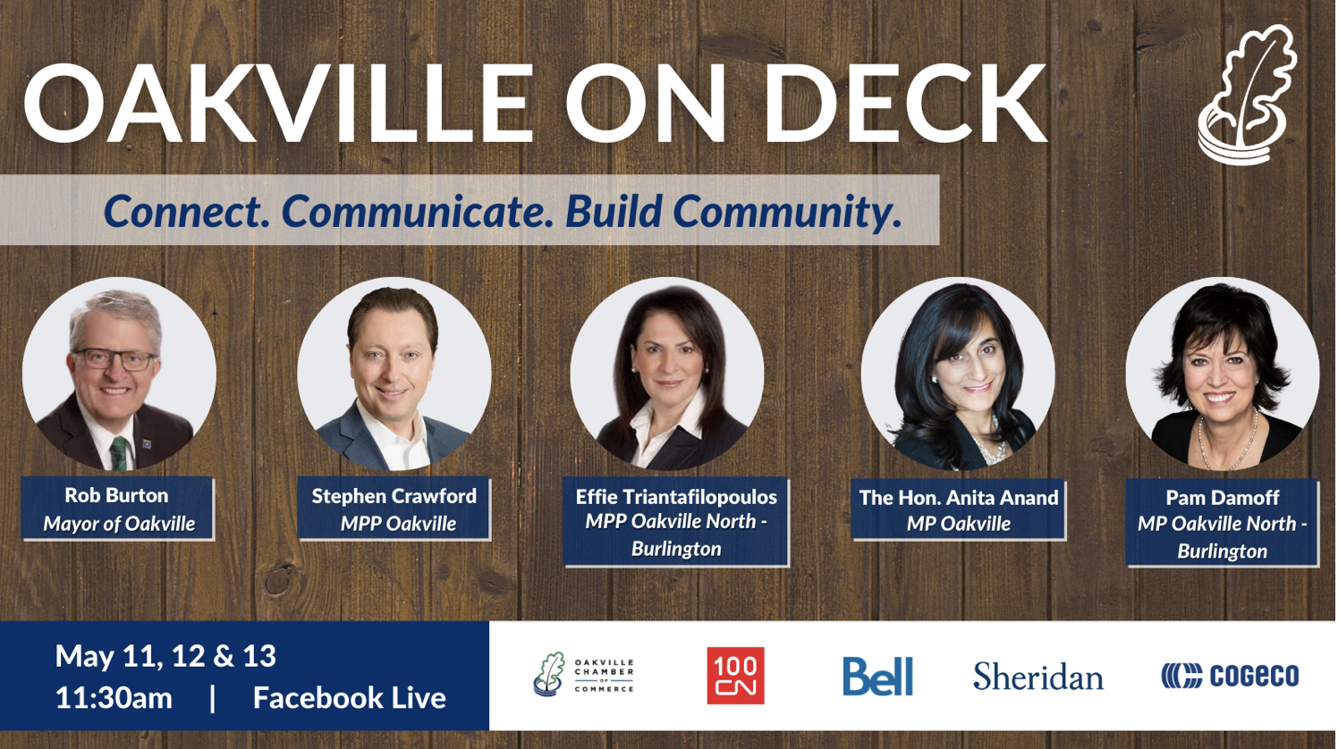 Facebook Live Oakville On Deck | Chamber Interviews Oakville